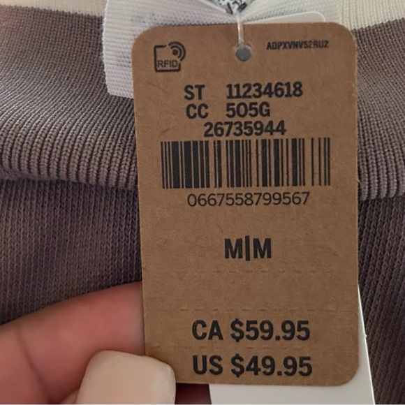 Victoria’s Secret Pink Premium Fleece V-Neck Pullover In Iced Coffee-SizeM🤎 - Picture 7 of 8